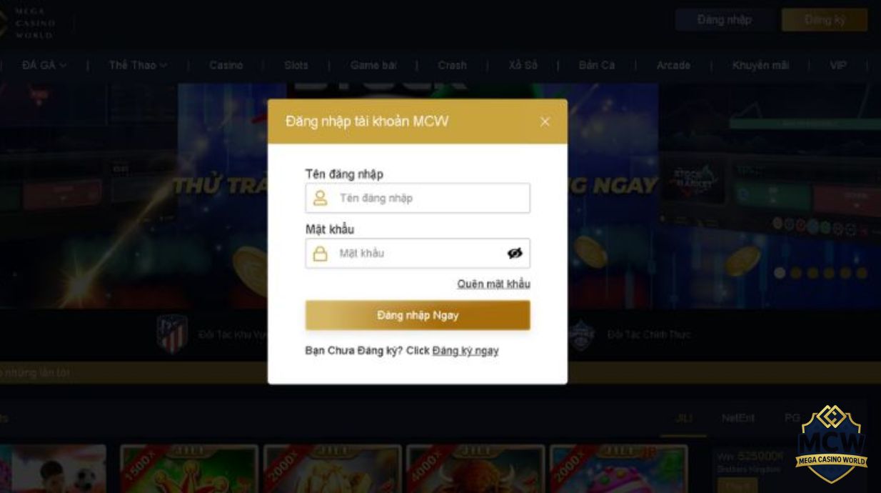 Cách Đăng Nhập MCW Trong Vài Giây