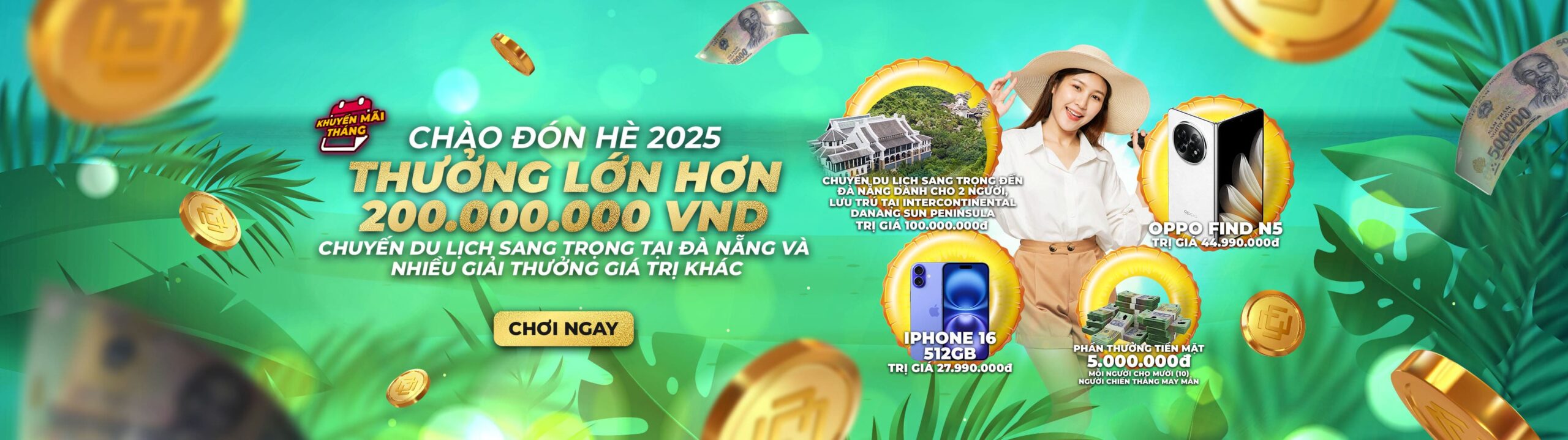 Banner chào đón hè
