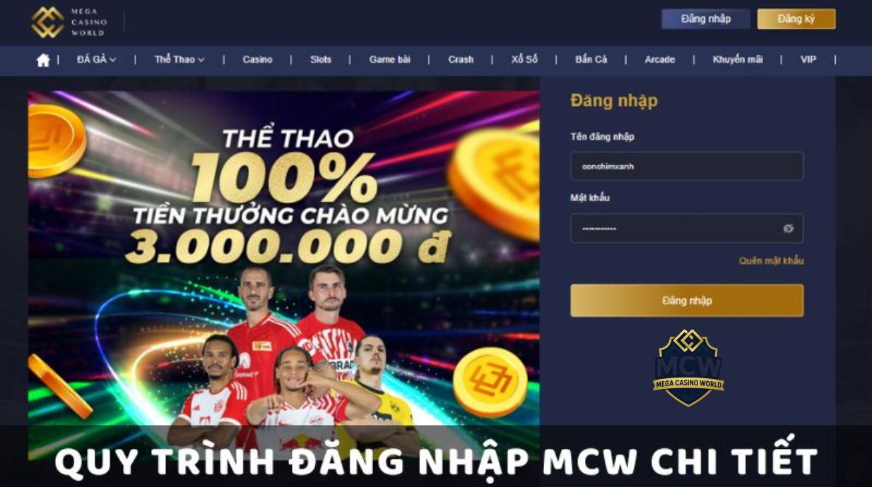 Đăng Nhập MCW